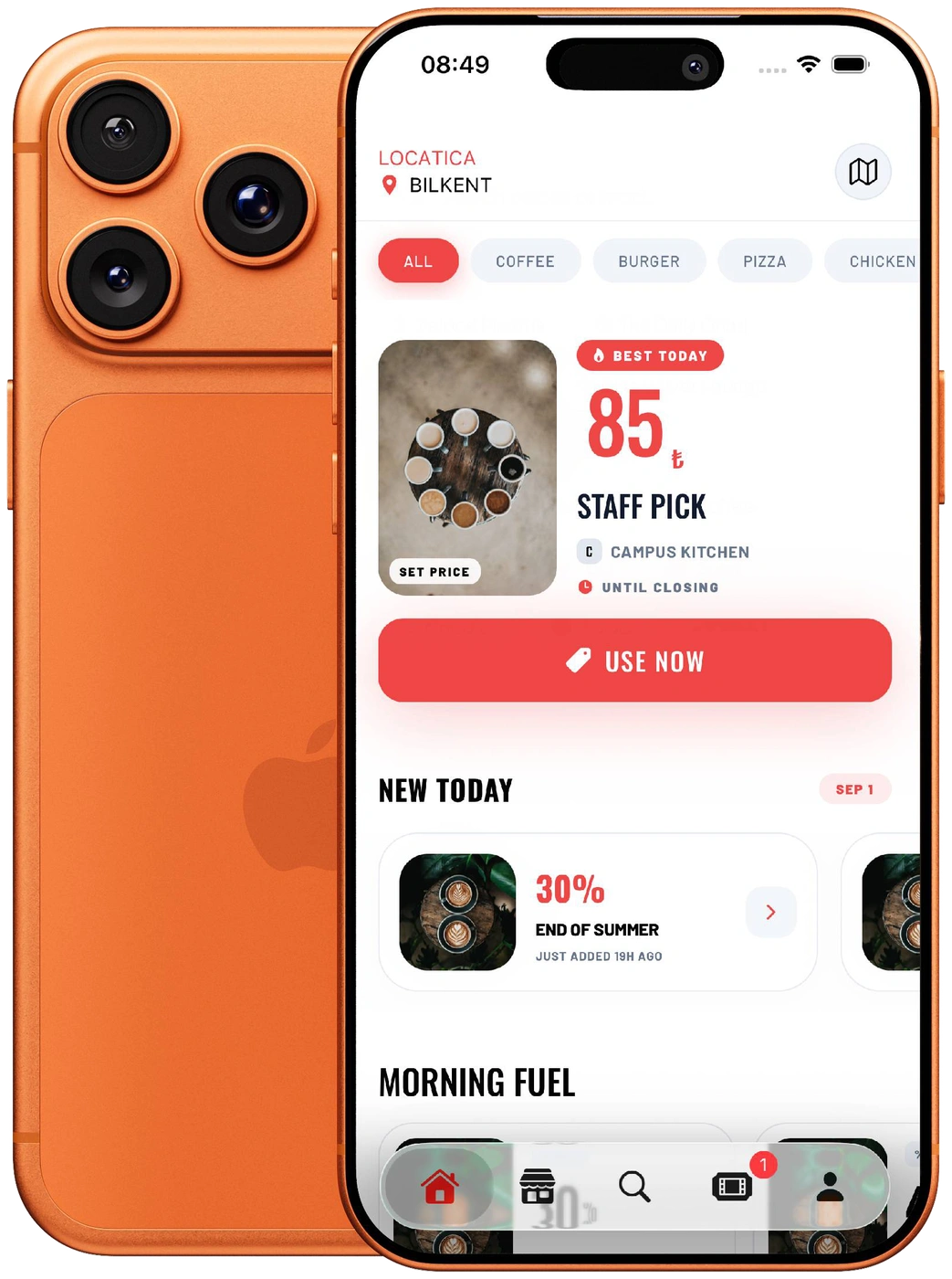 Locatica App Interface